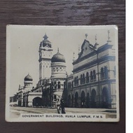 Kuala Lumpur British Malay States 1920s Ad Trade Card