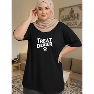 2X531 T Shirt Baju Perempuan Style Tshirt Woman XL-5XL   Seluar Clothes Murah Wanita Crop Top Women