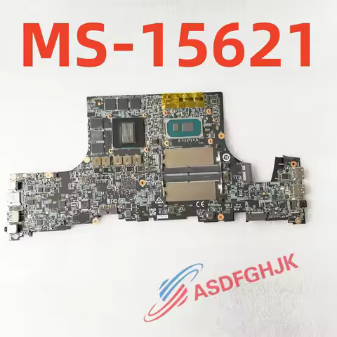 MS-15621 FOR MSI Stealth 15M A11SDK LAPTOP MOTHERBOARD WITH I7-1165G7 CPU AND GTX1660TI TEST OK