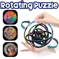Rotating Puzzle/3D Puzzle Model/3D Decompression Puzzle Toy Flip Puzzle