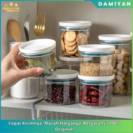 [DMY] Airtight Plastic Jar - Food Storage Jar 250ml - Multipurpose Kitchen Spice Container