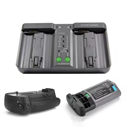 MB-D18 Replacement Battery Grip+EN-EL18 Battery+BL-5 Chamber Cover+Charger for Nikon D850 Digital SL