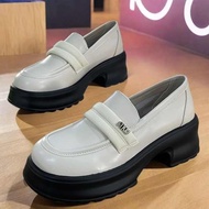 heels tertutup kasut raya Kasut wanita jenama, kasut kulit, kasut musim bunga dan musim luruh 2025, 