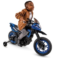 Ride on Motorcycle for Kids, Ideal for Ages 2-5 Years Old, Blue 6V Ride On Motorcycle, Training Whee