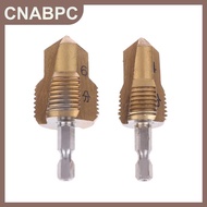 CNABPC 1 2pcs 4 6 Point PPR Water Pipe Drill Bit Hexagonal Handle Hole Opening Step Drilling Punchin
