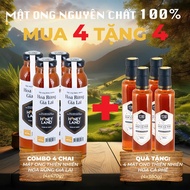 [Buy 4 Get 4 Free] 4 Gia Lai Honeyland Forest Honey 470g. Free 4 Bottles of Coffee Honey 380g