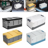 Homyl Trunk Organizer, Storage Container, 35L, Stackable, Foldable, with Lid, Cargo Storage Box, Car