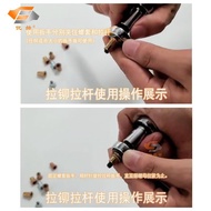 Color Zinc Rivet Nut Flat Head Pull Nut Ramna Rivet Pull Rivet Screw Rivet Nut Gun Head Simple Tool