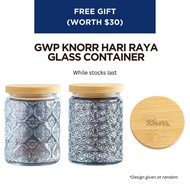 GWP Knorr Hari Raya Glass Container (Design given at random)