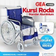 Kursi Roda Standar Aluminium Gea Fs864L / Kursi Roda Aluminium Gea