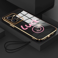 Casing HP For VIVO V25 5G V25E Case Casing Emoticon Lucky Pattern Casing Casing HP Silicone Softcase