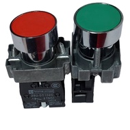 Push Button Switch Size 22 Mm Green Red Metal Frame Strong 22mm XB2-BA31 XB2-BA42 Talamaceniqae