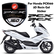 PCX Logo Emblem 3D Resin Gel Sticker Decor Motorcycle Scooter Body Windshield Motor Bike Decal Acces