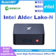 SZBOX Intel 12th Gen Alder Lake N305 DDR4 M.2 2242 SATA3.0 BT WIFI5 B.T4.2 Office MINI PC