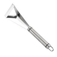 Pisau Ukir Buah Sayuran Bentuk Segitiga Anti Selip Alat Ukir Bahan Stainless Steel