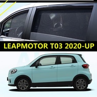 For LEAPMOTOR T03 2020-UP Magnet Car Window Sunshade Sun Shade Car Curtains Car Accessories