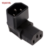 [Bilibili1] IEC320-C14 To C13 Right Angle Electrical Socket Converter Plug Adapter