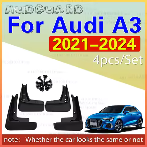 Mudguard For Audi A3 8Y 2021 2022 2023 2024 Sportback Sedan Mud Flaps Car Mudguards Splash Guards Fe
