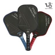 T2P T700 Carbon Fiber Pickleball Paddle Frosted Surface Racquet Professional Grade