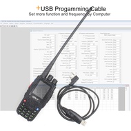 QYT KT-8R เครื่องรับส่งสัญญาณ FM Quad Band 136-174MHz 220-260MHz 400-480MHz 350-390MHz KT8R 5W สีหน้