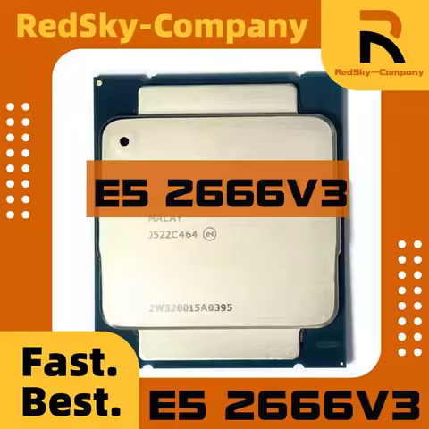 Nice~100% good quality E5 2666V3 E5-2666V3 2.9GHz 10 core 20 threads for LGA2011 Palletized but with