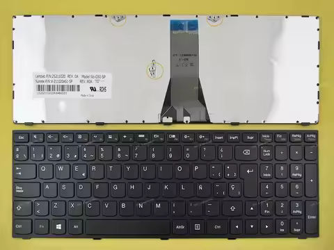 New SP Spanish Teclado Keyboard For Lenovo flex 2 15 flex 2 15d Laptop Black Frame Black Win8