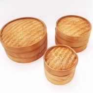 KLAKAT DIMSUM BAMBOO M & S - Dimsum Steamer/ Bamboo Plate Dimsum Serving Container