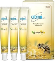 Mouse Over Image to Zoom Details About Atomy Toothpaste Propolis Anti- Plaque Whitening Dental Oral 