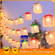 For Christmas Lights 10 Ft 20 LEDs Multi Color Battery Operated String Lights Gift Boxes for Christm