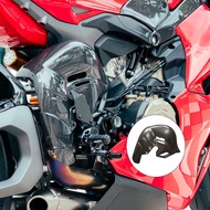 Suitable for DUCATI Panigale V4 V4S 2025-2026 100% Carbon Fiber Motorcycle Exhaust Cover