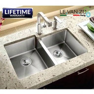 [1205R] LEVANZO GERMAN SERIES KITCHEN SINK ~ DOUBLE