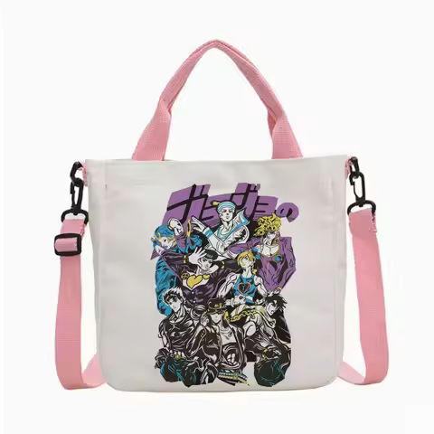 Jojo Bizarre Adventure Steel Ball Run tote bag totebag y2k einkaufstasche canvas shoulder woman