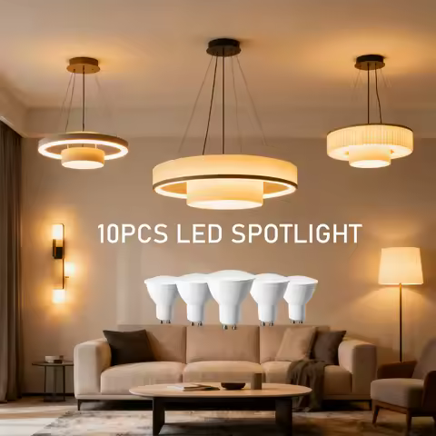 10pcs LED Spotlight GU10 Bulb 5W 6W 7W 8W 9W GU10 AC 220V 100V Replace 30W 40W 50W Halogen Lamp for 