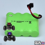 แบตเตอรี่รถไต่หิน บังคับด้วยวิทยุ รถไต่หินบอดดี้เหล็ก 1/18 เป็นแบตเตอรี่ Ni-MH 4.8V. 3500mAh. - SM ช