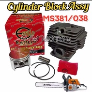 Ms381 Cylinder block Blok komplit boringan mesin chainsaw senso sinso sthil stihl Ms 381