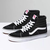 HITAM Vans SK8 Shoes Men Casual Shoes Women Black Plain SK8 MOTIF VANS High OLD SKOOL