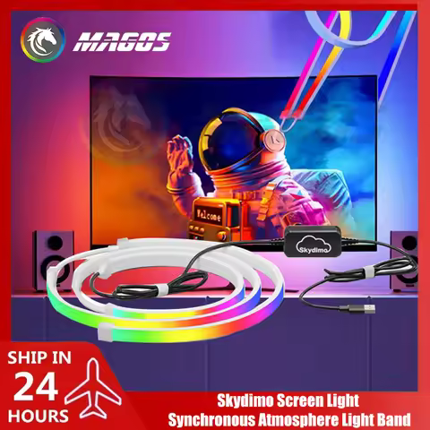 Skydimo Monitor Ambilight Lights PC E-Sport Gamer Ambient RGB Strip, Desktop Computer Display AURA L