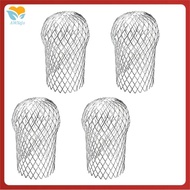4 Pcs Gutter Downspout Guards 3.5 Inch Aluminum Leaf Filter Strainer Expandable Gutter Downspout Pro