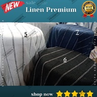 KATUN Patterned Linen Fabric. Premium Imported Linen Fabric. Striped Cotton Linen Fabric. Patterned 