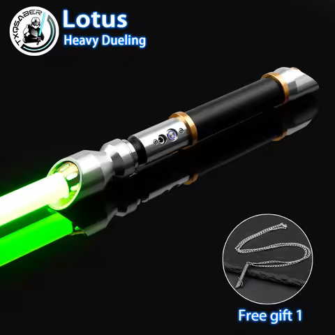 TXQSABER 2025 New Lotus RGB Pixel heavy dueling laser sword Smooth Swing High Quality Metal Hilt lig