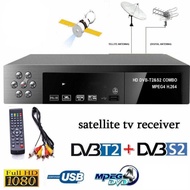 TV Box DVB-T2 Dan DVB-S2 TV Tuner Box Digital Dual Combo STB