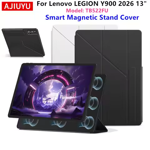 AJIUYU Magnetic Case For Lenovo Legion Y900 13 inch 2026 Smart Book Cover Funda for LEGION Y900 TB52