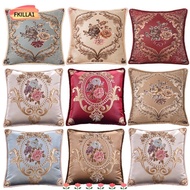 FKILLAONE Cushion Cover, Washable Decorative Pillowcase, 48x48cm Europe Style Home Decor Jacquard So