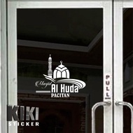 CUTTING STICKER - STICKER KACA PINTU /JENDELA NAMA MASJID /MUSHOLLA - CUSTOM