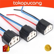 SOCKET SEAL BEAM CERAMIC FEMALE25 - H4 CERAMIC LAMP BULB SOCKET 3 wires Car motorcycle lights Lampu 