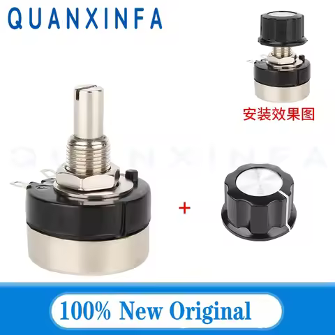 RV24YN20S 1K 2K 5K 10K 20K 50K 100K 200K 500K 1M ohm B102 B202 Single Turn Carbon Film Rotary Taper 