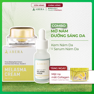[COMBO MỜ NÁM] Serum Nám Abera Và Kem Nám Da Abera Giảm - Vết Nám Da Tàn Nhang Dưỡng Da Trắng Sáng