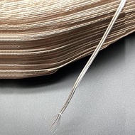 22 24 26 30 awg Copper Wire Copper Core 2P Transparent Parallel Wire 15ft Lighting Gold Silver Cryst