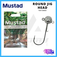 【Meefah Tackle】 MUSTAD - RJH 32833 ROUND JIG HEAD - Jig Head Soft Plastic Fishing Hook Mata Kail