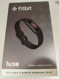Fitbit luxe fitness wellness tracker black colour